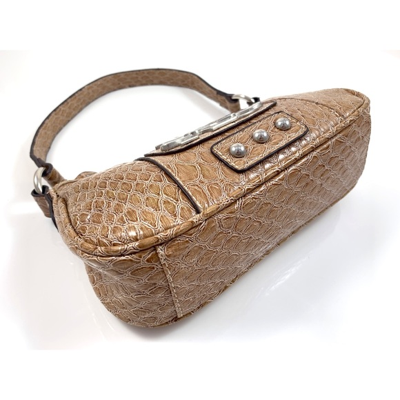 ❌SOLD❌ 90’s XOXO nude faux snakeskin mini purse - Picture 6 of 8